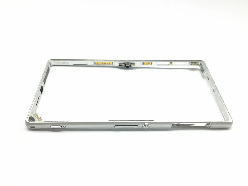 

Original Replacement Middle Frame Bracket Panel Metal Chassis Bezel Plate With Dust Plug Cover For Sony Xperia Z1 L39H C6903