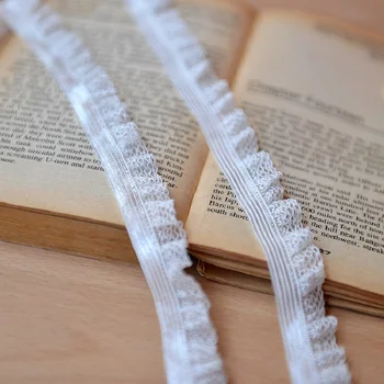 

Smooth milk white stretch lace accessories diy lace 2cm hot sale