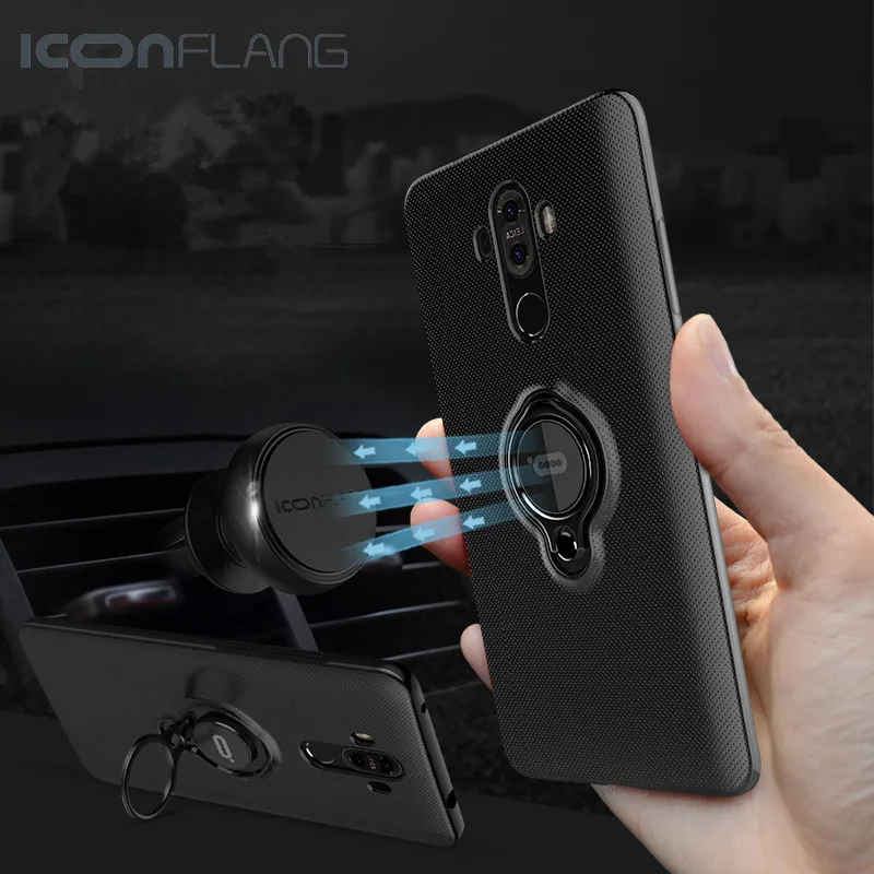 

Luxury Hard PC Case For Huawei Mate 9 9Pro Full Cover Cases For Huawei Mate 9 Pro Magnetic Ring Stand Bracket Phone Case Shell