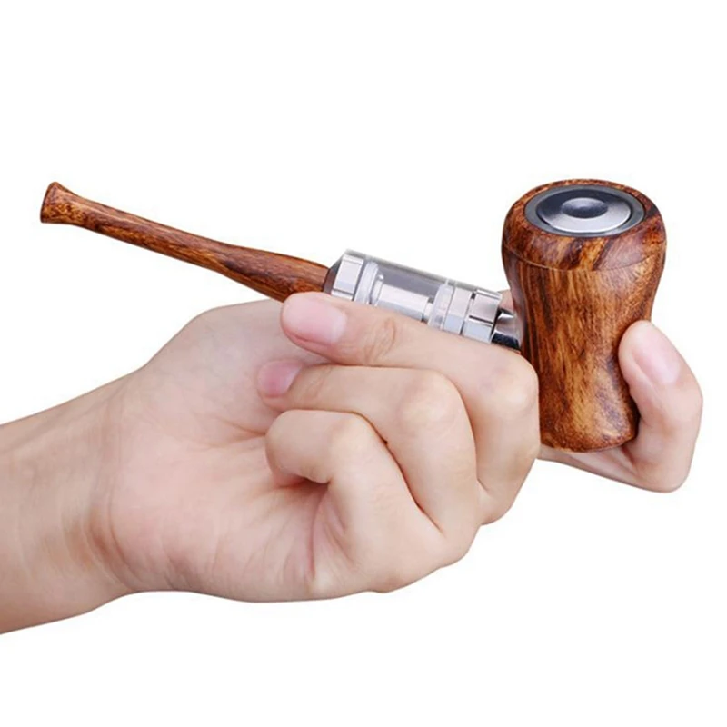 Tsondianz New Style E-Pipe Kit Electronic Hookah Pen 1050mAh Power Wooden Design E Pipe 30W Retro Electronic Cigarette Vape Pen Tsondianz New Style E-Pipe Kit Electronic Hookah Pen 1050mAh Power Wooden Design E Pipe 30W Retro Electronic Cigarette Vape Pen