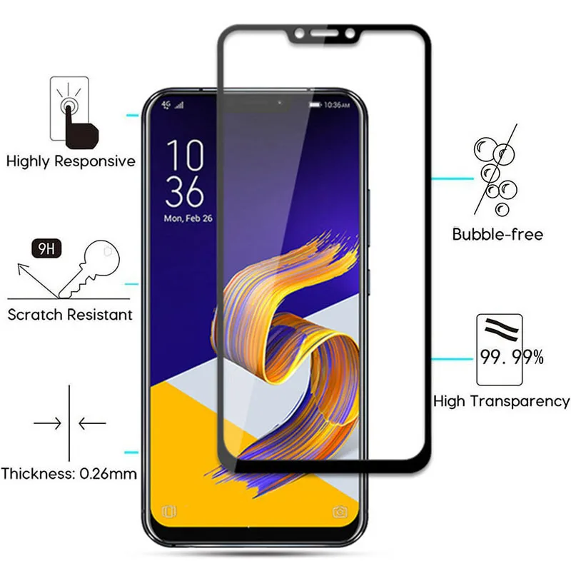 Screenprotect закаленное Стекло для Asus Zenfone 5 ZE620KL 5z ZS620KL Live ZB501KL 3 ZE520KL ZE552KL лазерный ZC551KL 4 Selfie ZD553KL