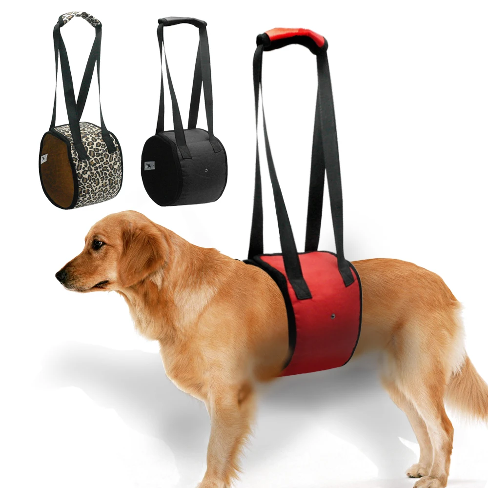 S Dog Auxiliary Belt Dog Lift Support Harness Rehabilitation Harness Assist Sling Pet Walking Aids with Soft Handle Straps for Elderly Injured Disabled Pet Dogs to Go Up//Down Stairs