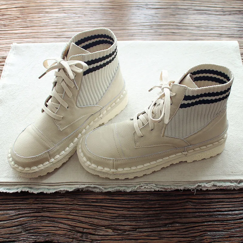 HUIFENGAZURRCS-Pure Handmade women's shoes,Genuine leather shoes laces boots,The retro art mori girl shoes,Casual retro boots HUIFENGAZURRCS-Pure Handmade women's shoes,Genuine leather shoes laces boots,The retro art mori girl shoes,Casual retro boots