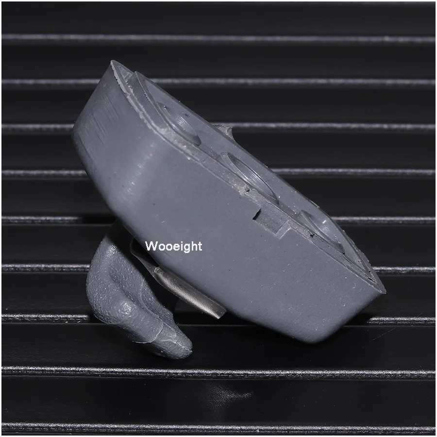 Wooeight 3B0857561B Gray Sun Visor Sunvisor Hook Clip Bracket Hanger For VW Golf Jetta Passat Polo Seat Beetle 3B0 857 561 B (7)