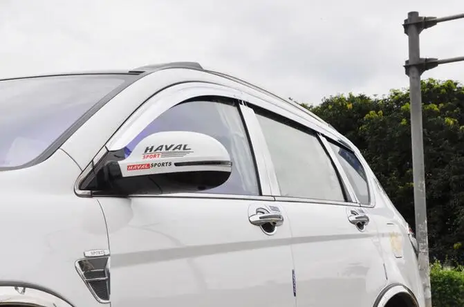 Солнцезащитный козырек 6 шт. хромированный от солнца и дождя для автомобиля Haval H6