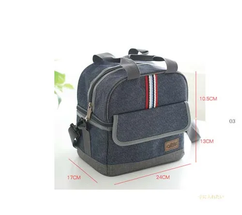 New Fashion Lunch Bags Portable Insulated Lunch Bag For Women Men Kids Thermos Cooler Adults Tote Box - Цвет: 4