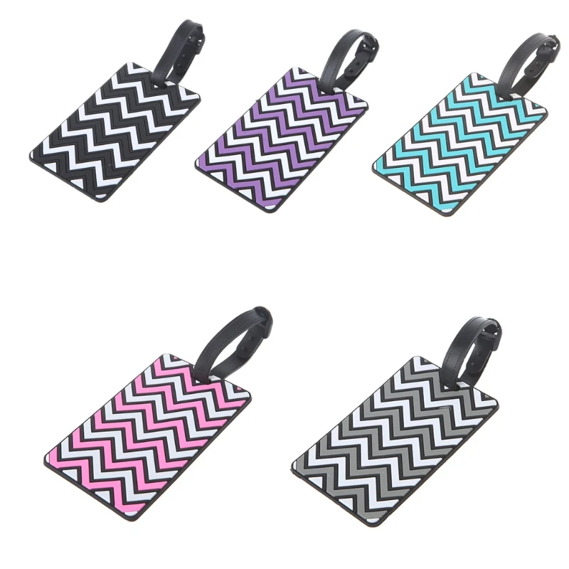 

THINKTHENDO New Travel Luggage Tags Labels Strap Name Address ID Suitcase Bag Baggage Secure
