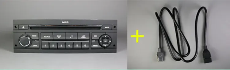  RD43 reproductor de CD con USB función AUX para Peugeot 206 207 307 508 Citroen C2 C4 C5 C6 en luga