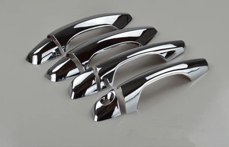 

ABS Chrome Door handle Protective covering Cover Trim For Hyundai Santa Fe IX45 2013 2014 2015 2016 Car styling