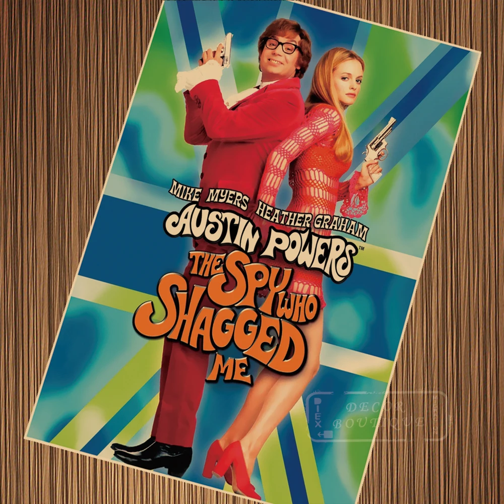 

Austin Powers: The Spies Who Shagged Me Classic Movie Film TV Retro Vintage Poster Canvas DIY Wall Paper Home Decor Gift