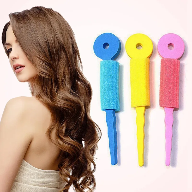 

3 PCS Hair Care Foam Rollers Magic Sponge Soft Hair Curler Hair Styling Hair Roll Rollers DIY Tools for Women