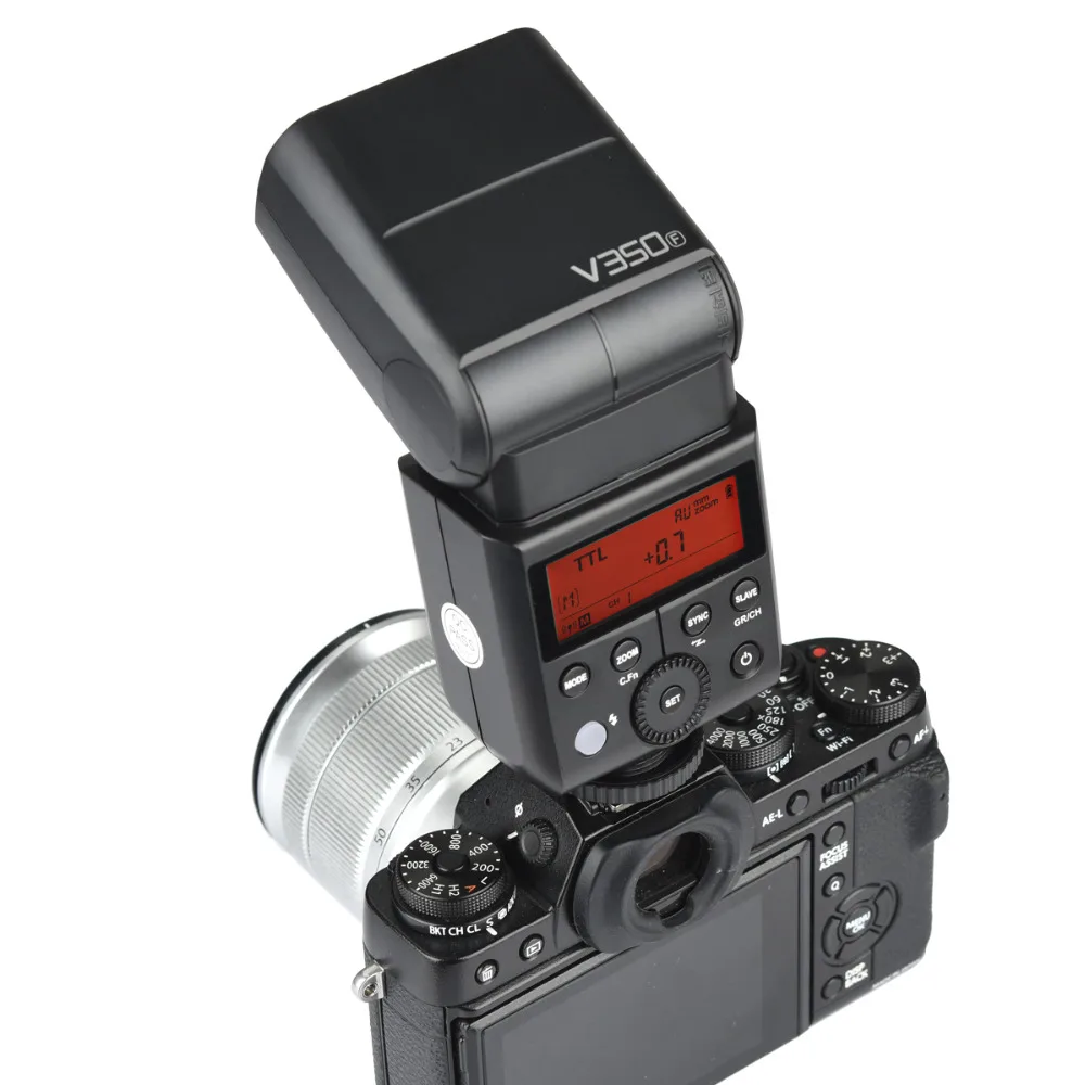 US $225.00 Godox V350F Flashes Speedlite 24G Wireless X System TTL HSS LiIon Battery FlashX1TF Trigger For Fujifilm Fuji Cameras