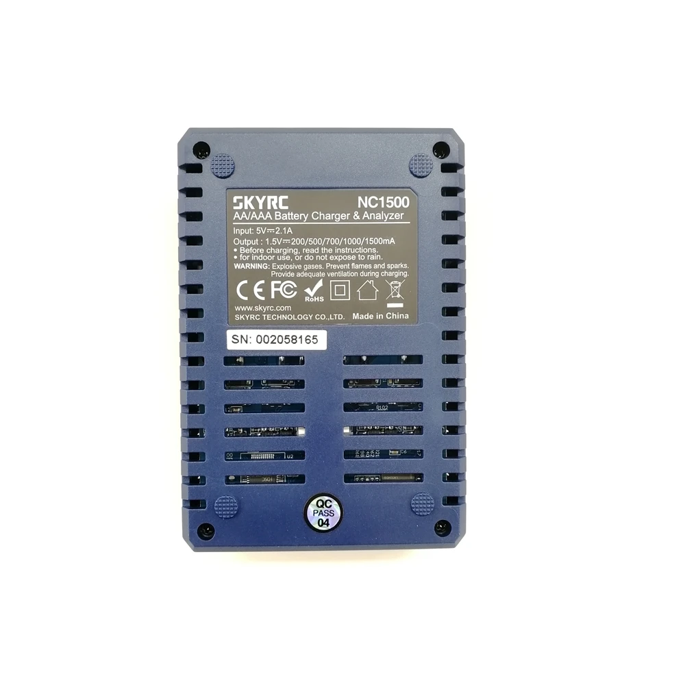 SKYRC NC1500 5V 2.1A 4 слота lcd AA/AAA зарядное устройство и анализатор NiMH батареи зарядное устройство Разрядка и обновление