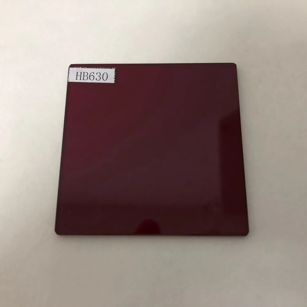 

size 50x50mm ir 630nm pass filter