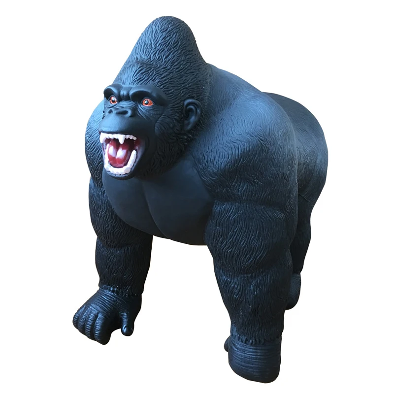 

1pc Super Gorillas Model Can Ride Soft Filling Cotton Action Figure Oversized Diamond Simulation Animal Toy Kids Gift #E