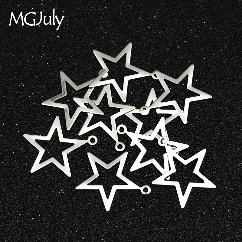 

20pcs/Lot 20mm Gold Color&Silver Color Metal Pentagram Geometric DIY Handmade Parts Earrings Accessories Jewelry Parts AC009