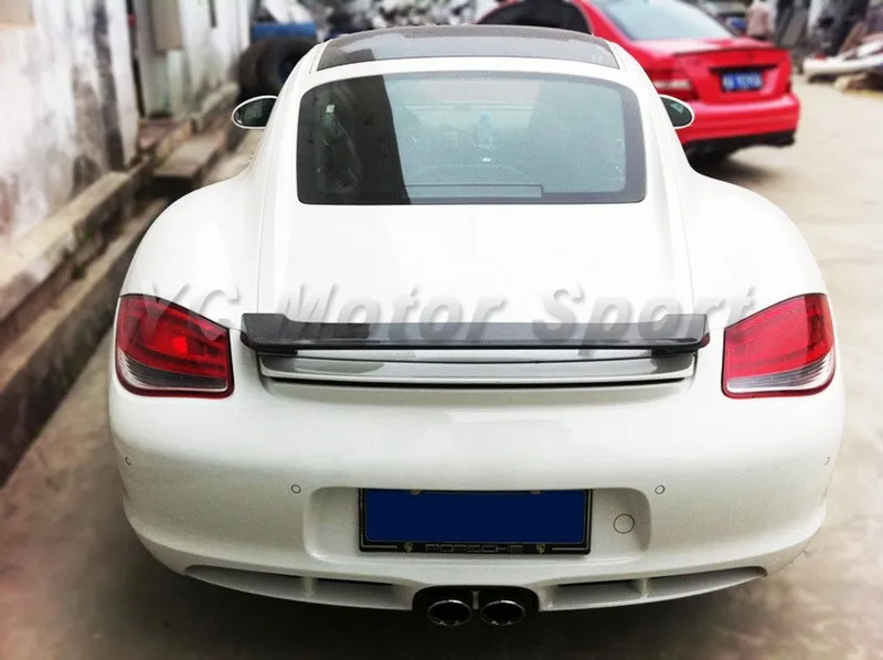 2006-2012 Porsche Cayman Boxter 987 TA2 Style Trunk Spoiler CF (5)