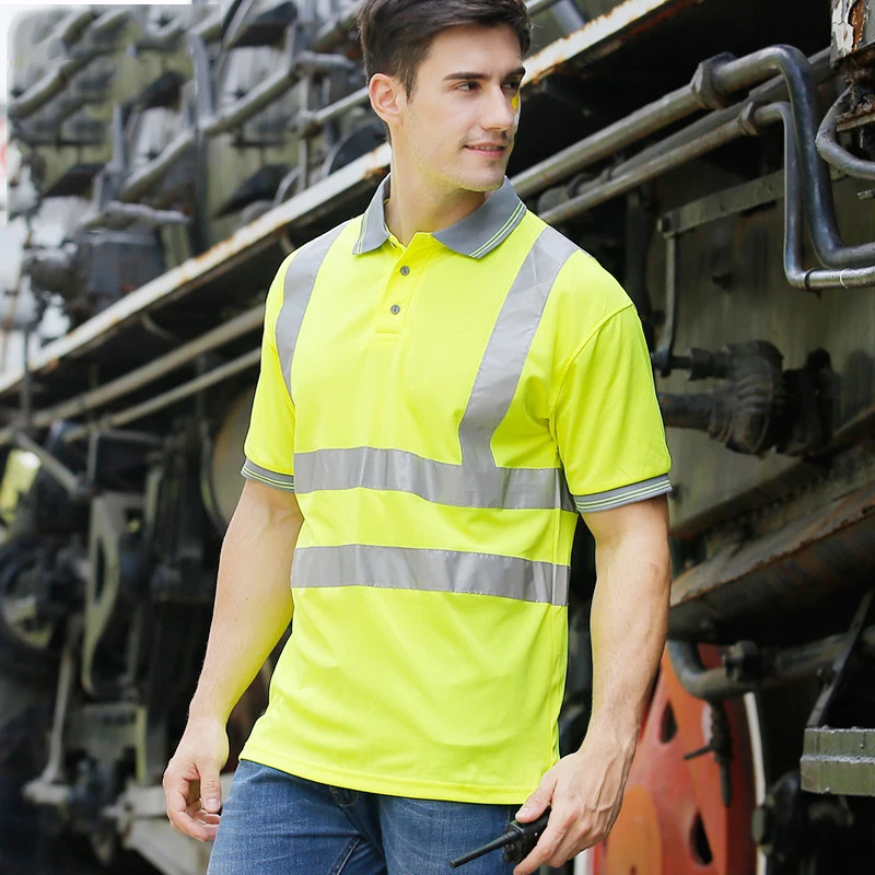 Hi Vis Reflective Safety Work Shirt 