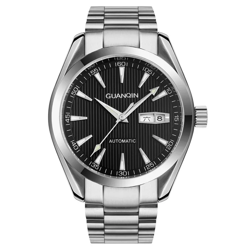 Mens Watches GUANQIN Clock Men Wristwatch Mens Automatic Self-Wind Sapphire Crystal Luminous Waterproof Luxury Mechanical Watch (6)