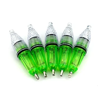 

HENGJIA 5pcs Fishing Light LED Underwater Deep Fishing Tackle Flash Fishing Lamp 12cm 28g