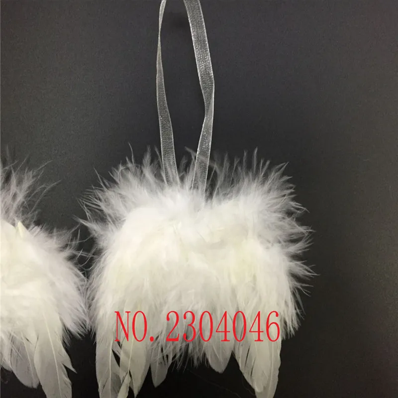 

25pcs Bleach 8 * 8 Size Small Wings Decorate Christmas Tree Holiday Party