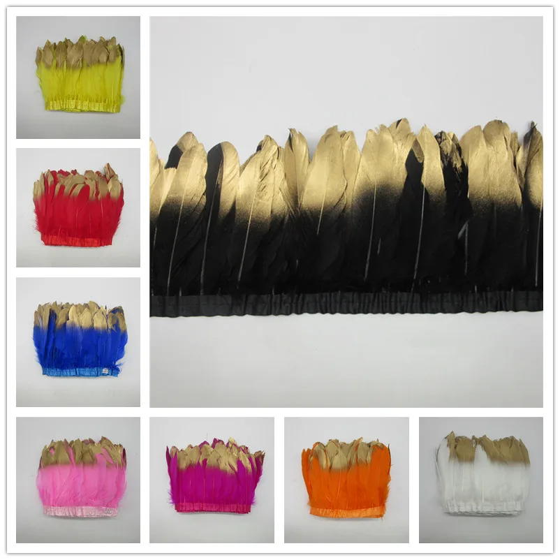 Buy YY tesco Multi Color Goose feather trims 10yards