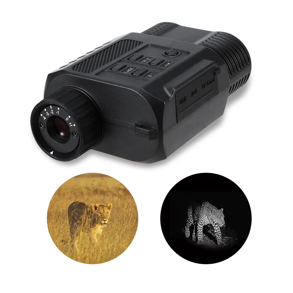 

Digital Night Vision Monocular 3.5-9X Magnification2.6X Digital Zoom 200 Meters Nighttime Range Wildlife Observation for Hunting