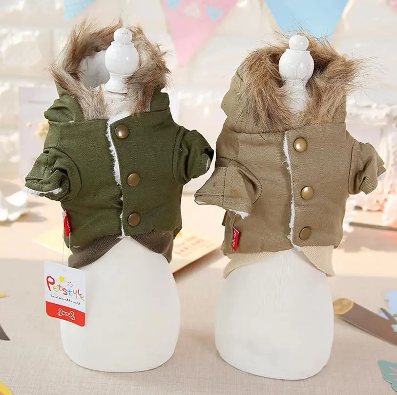 NEW Camo Warm Winter Cat Coat Jacket Fleece Inside Pet Clothes Dog Coat Hood Button Clsoure 2 Color XS S M L XL NEW Camo Warm Winter Cat Coat Jacket Fleece Inside Pet Clothes Dog Coat Hood Button Clsoure 2 Color XS S M L XL