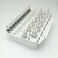 Tajima and Chinese embroidery machine parts 12 needles 9needles 6needles plastic tension head with back cover  tension post - Image 6