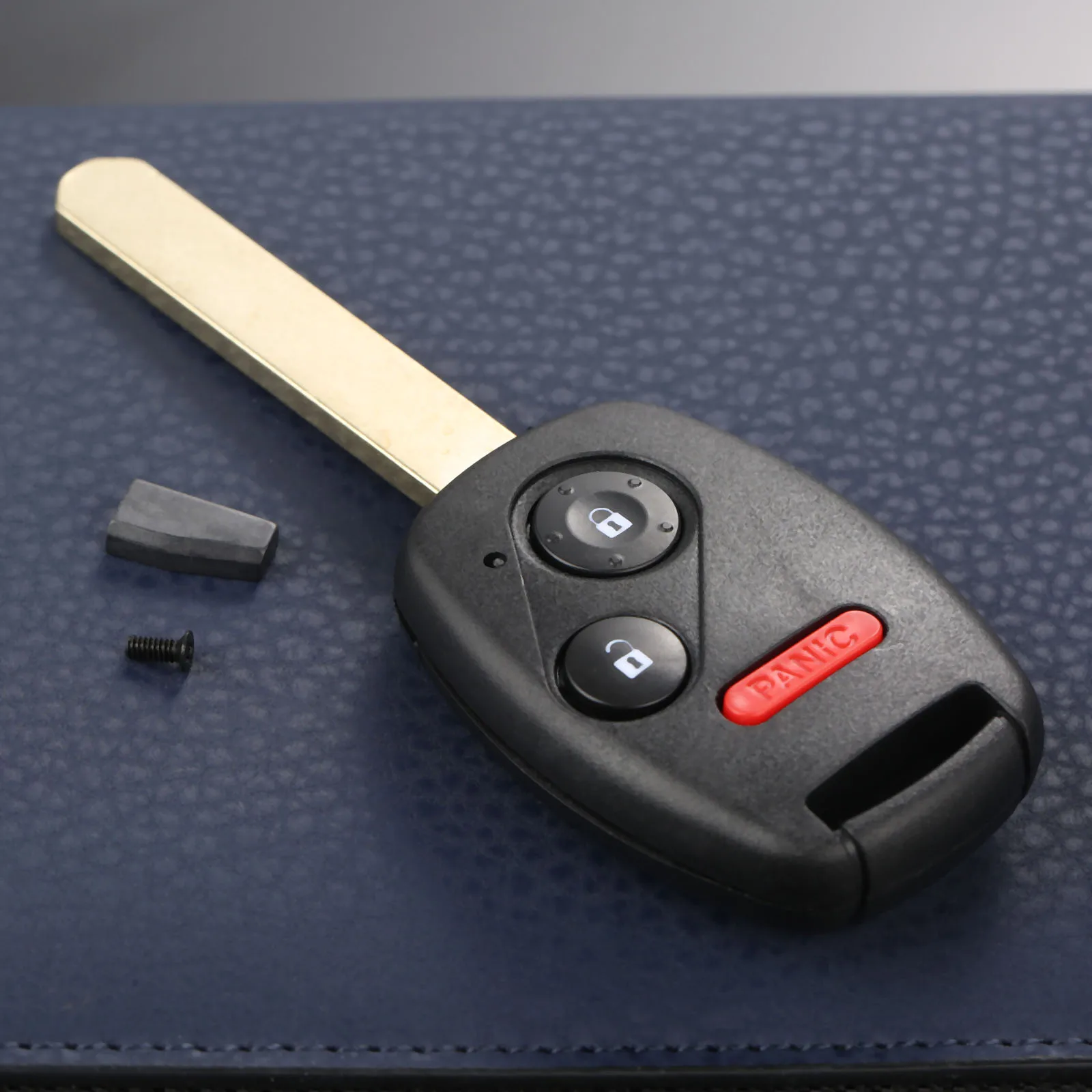 

2 Button with Panic Keyless Entry Remote head Key Fob With Chip for Honda Fit For Odyssey Ridgeline OUCG8D-380H-A