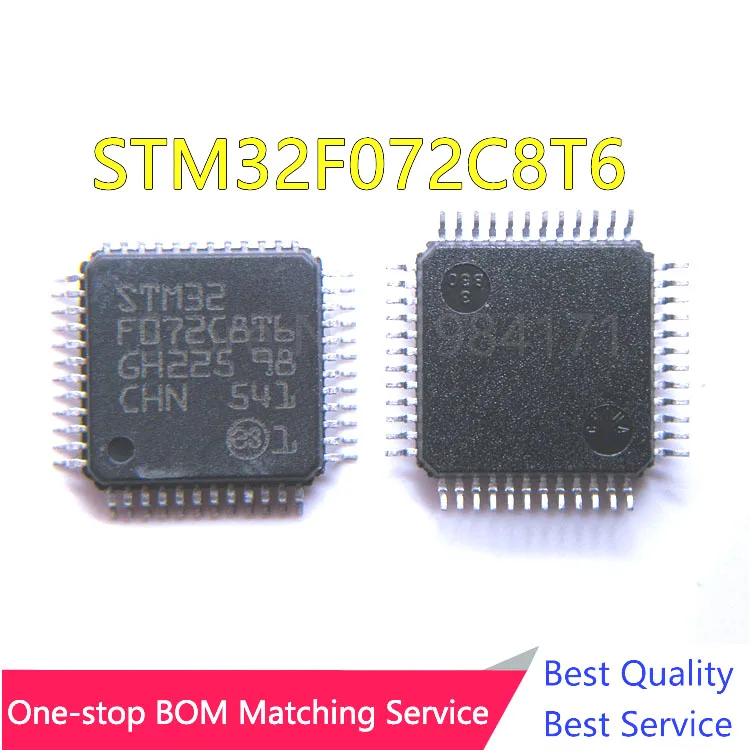 20Pcs STM32F072C8T6 2F072C8T6 STM32F072 QFP48 ARM new-in Integrated ...