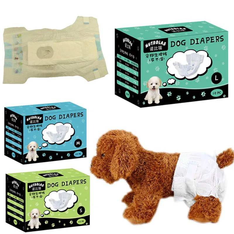 Diaper for Dogs Sanitary Pants Female Male Dog Underwear Training Pads