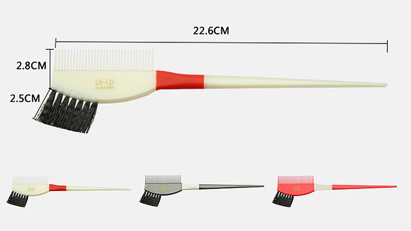 3 шт./партия профессиональная расческа для волос для окрашивания волос окрашивающая щетка расческа инструменты для стайлинга двойной дизайн UN677