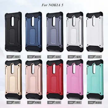 

50pcs/lot For Nokia 6 2018 Detachable Tough Armor Military Shockproof Hard Case For Nokia 1 2 3 5 6 7 8