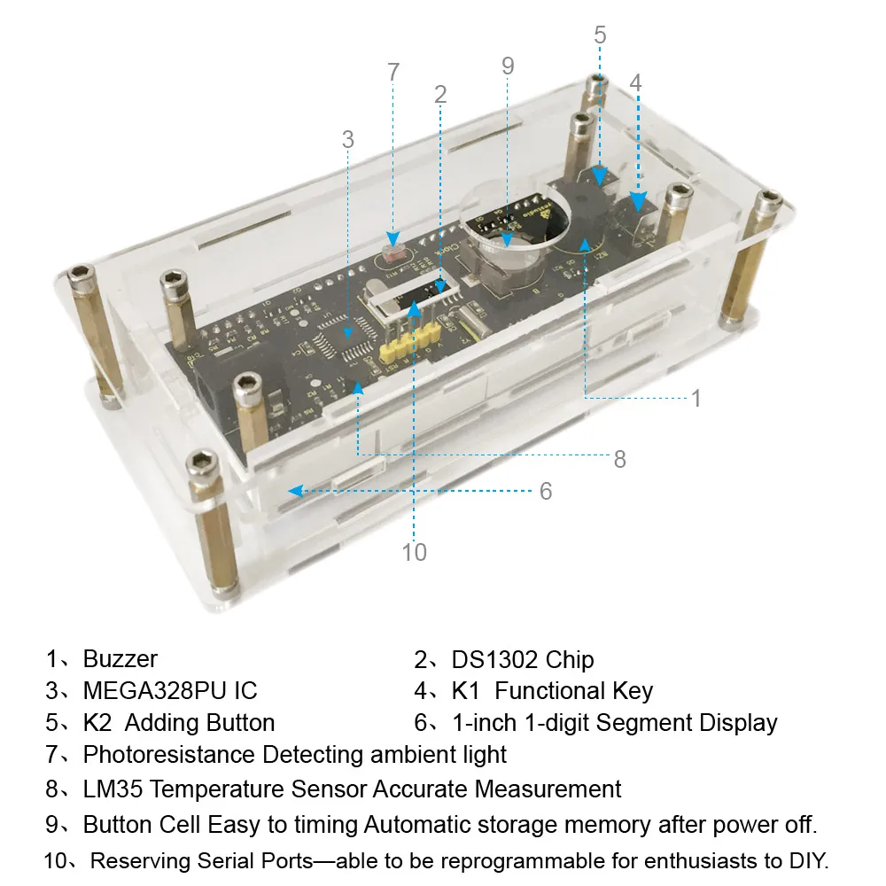 Товар! Keyestudio Смарт-часы комплект для Arduino программирования образования с FTDI+ PDF