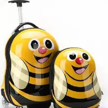 Детский чемодан на колесиках, Дорожный чемодан на колесиках для багажа для детей, чемодан на колесах, Детская сумка на колесах, дорожный Складной футляр, Backapck