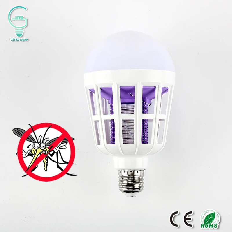 Mosquito Killer LED Bulb 220V 15W LED Bug Zapper Lamp E27 Insect