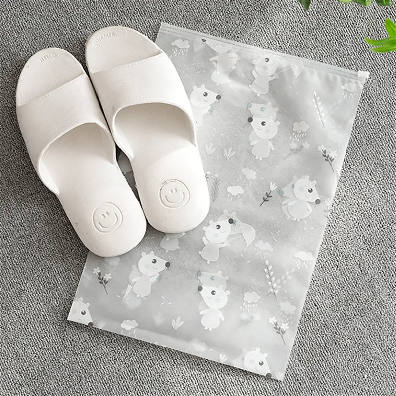 Cartoon animal Transparent Cosmetic Bag Travel Makeup Case Women Zipper Make Up Organizer Storage Pouch Toiletry Wash Bath Kit