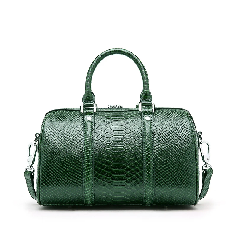 

LOEIL Leather handbags Europe and the United States fashion first layer leather bag Boston shoulder portable ladies bags