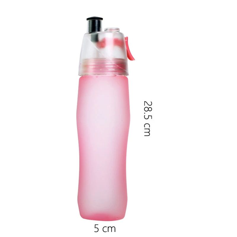 740 мл скраб бутылка для воды портативный спрей пластик Небьющийся герметичный карамельный цвет путешествия Йога лагерь Кемпинг Подарки для дома
