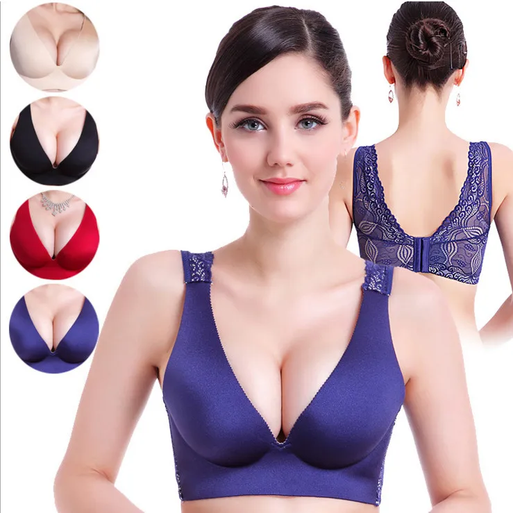 

zero bound without rims bra leisure lace strapless one chip non-trace with no sense of beam underwear