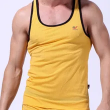 Горячая Распродажа майка для мужчин майка для бега дышащая сетка быстросохнущая модная мужская рубашка одежда рубашка Качественная майка