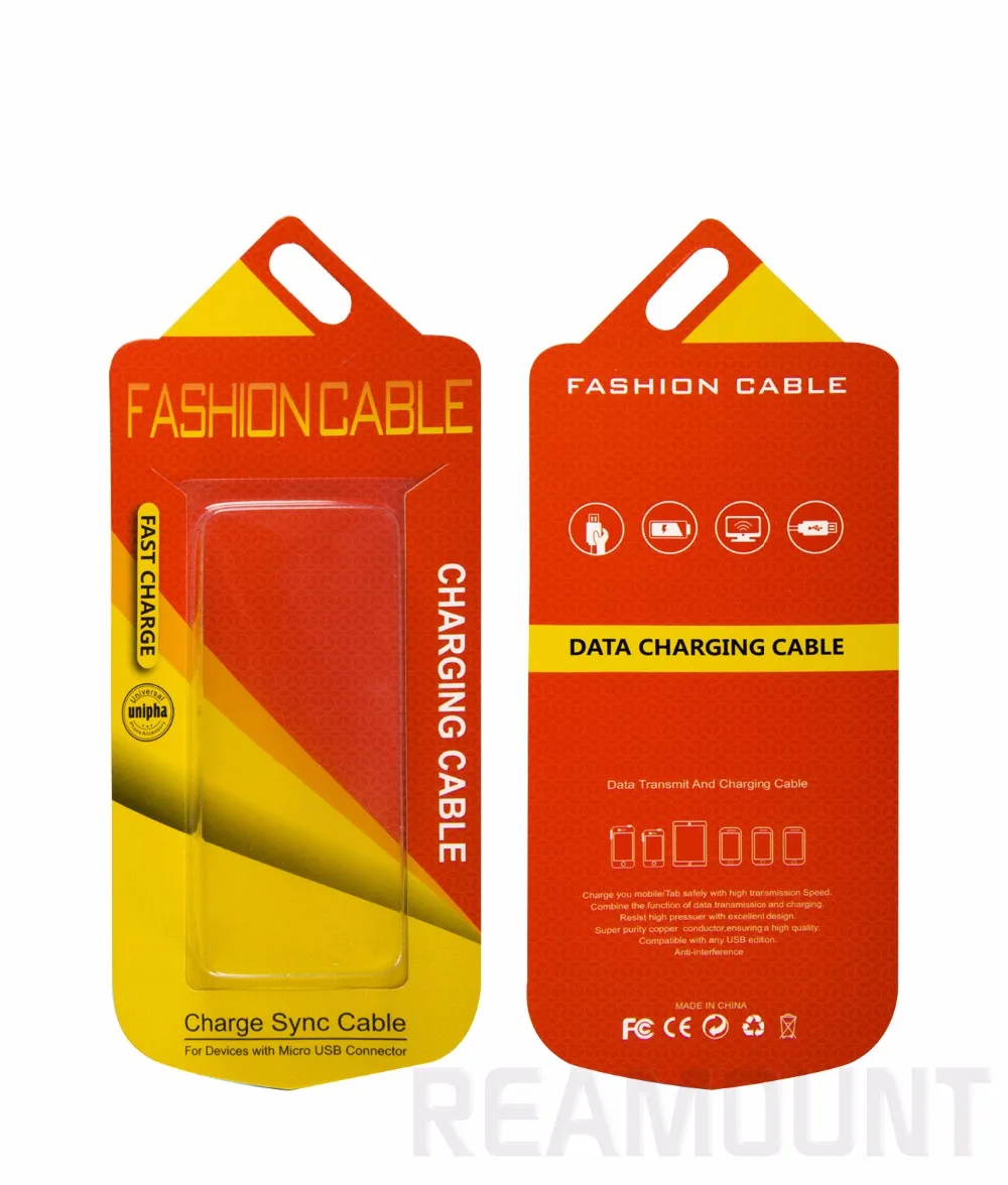 30 chiếc Mới Được thiết kế bao bì đóng gói Hộp NHỰA PVC cho Điện thoại Phụ kiện cho dây cáp không dây Store cho màn hình custom iphone cases