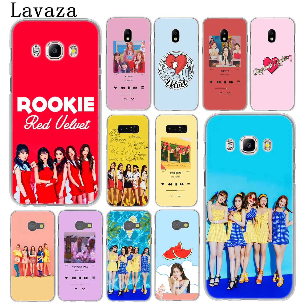 Lavaza жесткий чехол для телефона с красным бархатом kpop Samsung Galaxy J8 J7 Duo J6 J5 J4 Plus 2018 2017