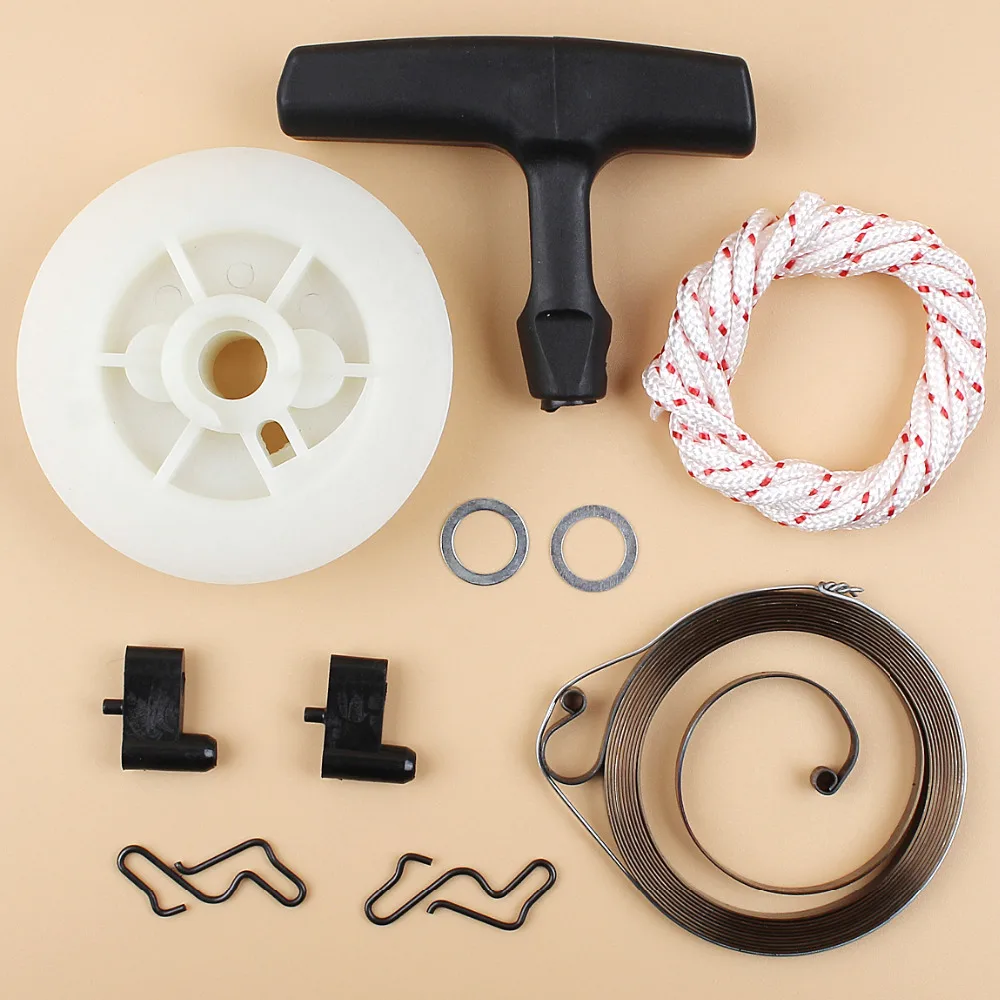 Arrancador De Retroceso Mango Polea Cuerda Trinquete apto para Stihl 021 023 MS210 MS230 MS250 Arrancador De Retroceso Mango Polea Cuerda Trinquete apto para Stihl 021 023 MS210 MS230 MS250