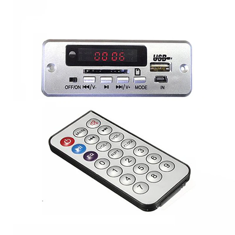 YKSO Digital Bluetooth MP3 Decoder Audio Module MP3 Players Accessories With Digital LED Display Mini USB MP3 Decoder (2)