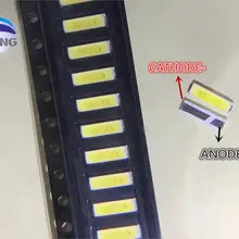 200 шт. EVERLIGHT светодиодный 7020 светодиодный подсветка ТВ высокой мощности 0,5 Вт 3 в светодиодный подсветка холодный белый для светодиодный ЖК-Телевизор подсветка приложения