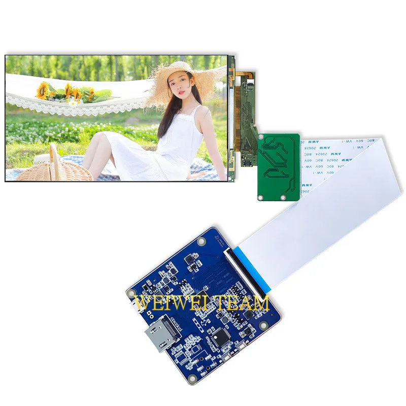  5.5 inch 4k LCD Screen UHD 3840X2160 Display Panel With HDMI MIPI Driver Board Controller for HMD 3