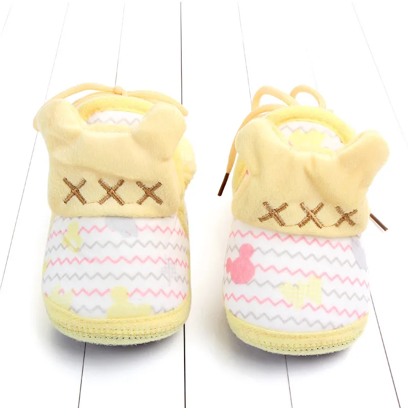 Indoor First Walkers Baby Shoes Cotton Anti-slip Booties Winter Wammer Baby Girl Boy Shoes Newborn Slippers Footwear Booties (37)