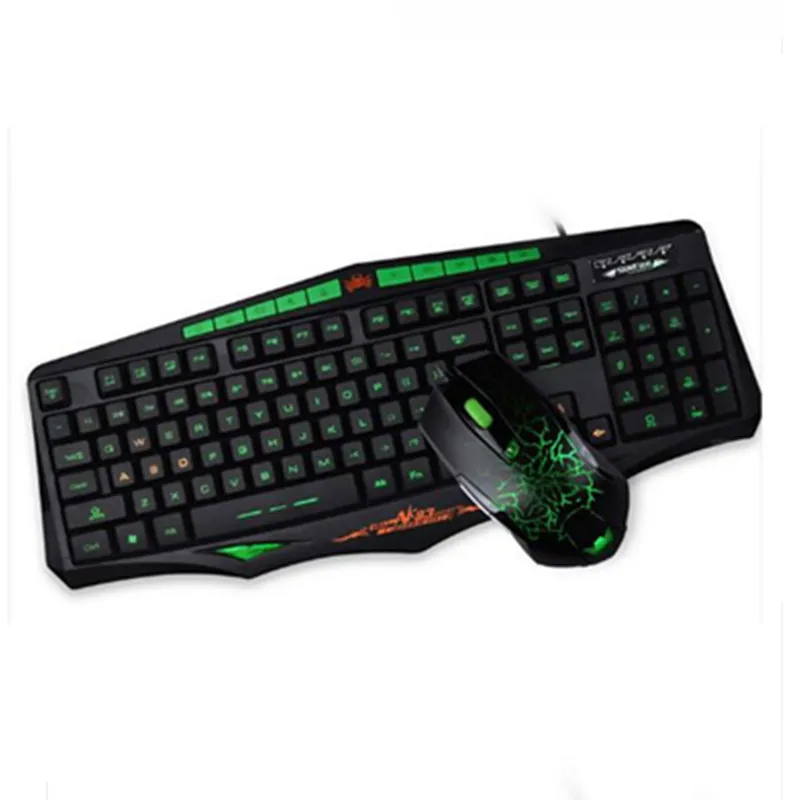 KuWfi Wired Green LED Backlit Keyboard Mouse Combo 112Keys USB Ergonomic Gaming+ Wired Optical Gamer Mouse Sets +Mouse Pad цена KuWfi Wired Green LED Backlit Keyboard Mouse Combo 112Keys USB Ergonomic Gaming+ Wired Optical Gamer Mouse Sets +Mouse Pad цены онлайн